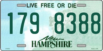 NH license plate 1798388