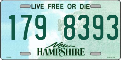 NH license plate 1798393