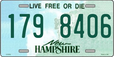 NH license plate 1798406