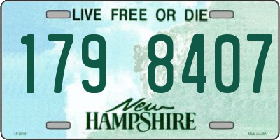 NH license plate 1798407