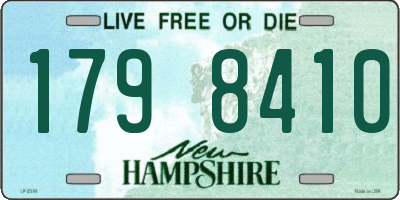 NH license plate 1798410