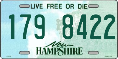 NH license plate 1798422