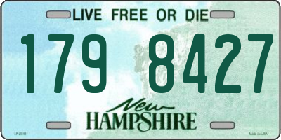 NH license plate 1798427