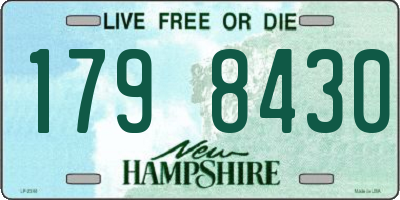 NH license plate 1798430
