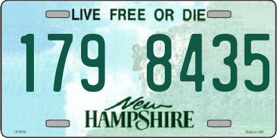 NH license plate 1798435