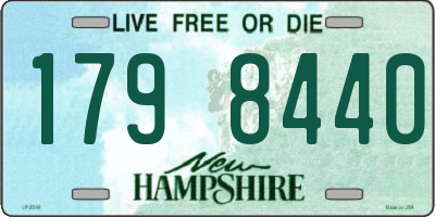NH license plate 1798440
