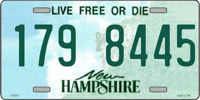 NH license plate 1798445