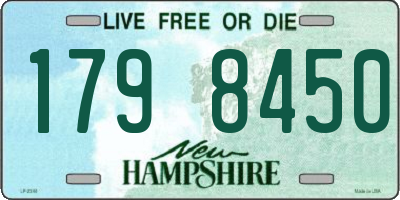 NH license plate 1798450