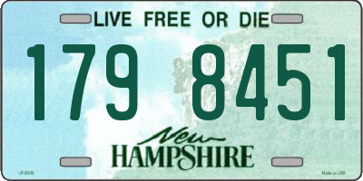 NH license plate 1798451