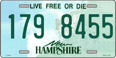 NH license plate 1798455