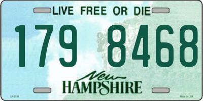 NH license plate 1798468