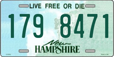 NH license plate 1798471