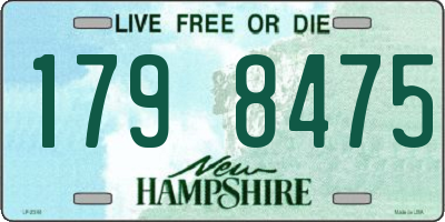NH license plate 1798475