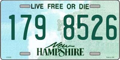 NH license plate 1798526