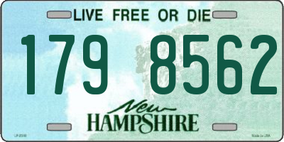 NH license plate 1798562