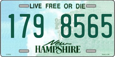 NH license plate 1798565