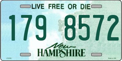 NH license plate 1798572