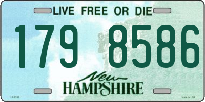 NH license plate 1798586
