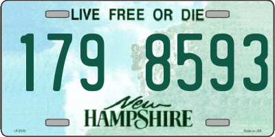 NH license plate 1798593