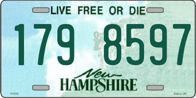 NH license plate 1798597