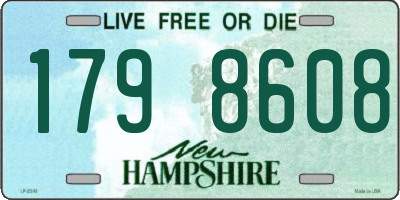 NH license plate 1798608