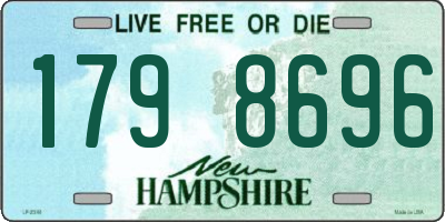 NH license plate 1798696