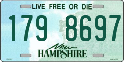 NH license plate 1798697