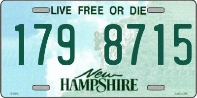 NH license plate 1798715