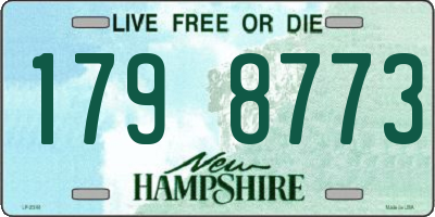 NH license plate 1798773