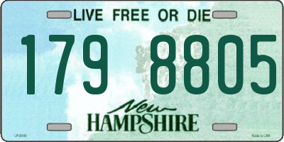 NH license plate 1798805