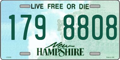 NH license plate 1798808