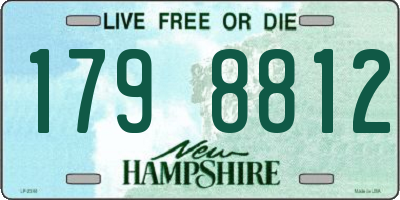 NH license plate 1798812