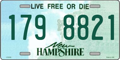NH license plate 1798821