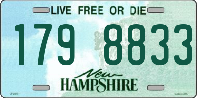 NH license plate 1798833
