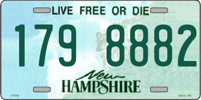 NH license plate 1798882