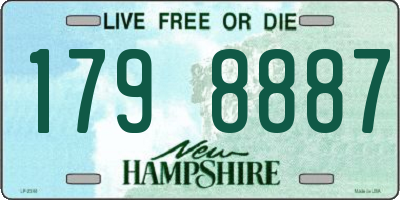 NH license plate 1798887