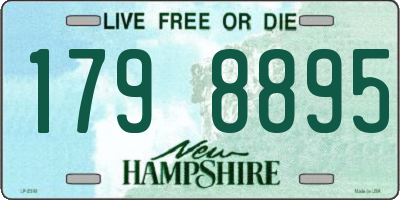 NH license plate 1798895