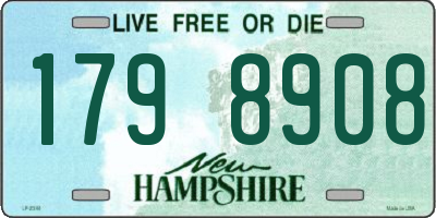 NH license plate 1798908