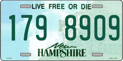 NH license plate 1798909