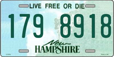 NH license plate 1798918