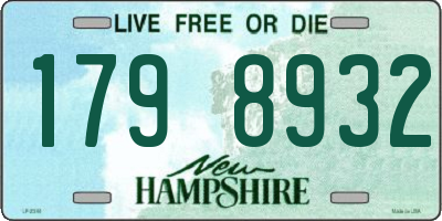 NH license plate 1798932
