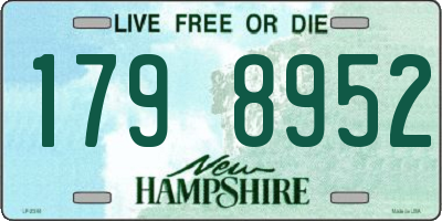 NH license plate 1798952
