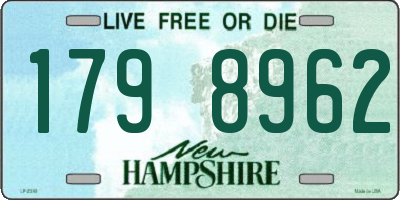 NH license plate 1798962