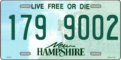 NH license plate 1799002