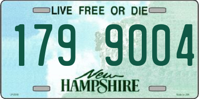 NH license plate 1799004