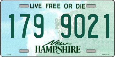 NH license plate 1799021