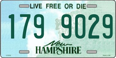 NH license plate 1799029