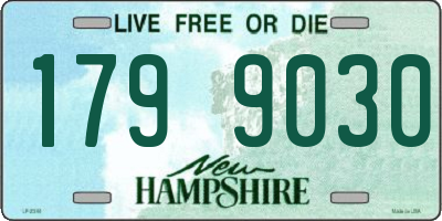NH license plate 1799030