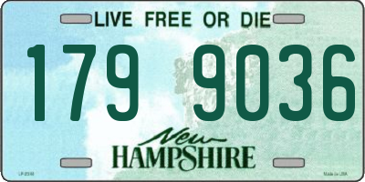 NH license plate 1799036
