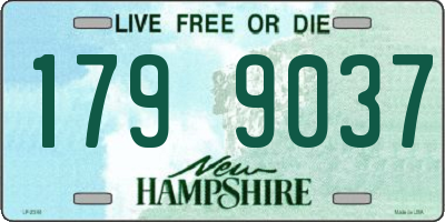 NH license plate 1799037
